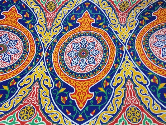 Traditional Egyptian Arabian Ramadan Table Cloth – Authentic Festive Decor