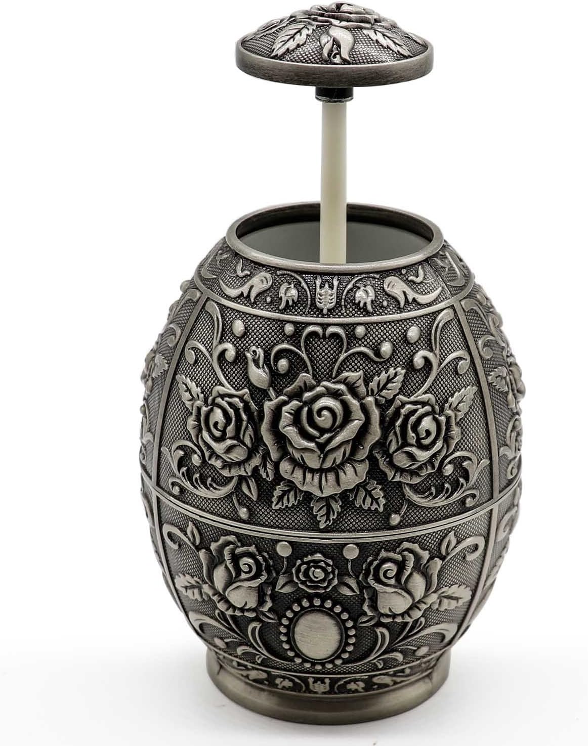 Vintage Metal Automatic Toothpick Holder