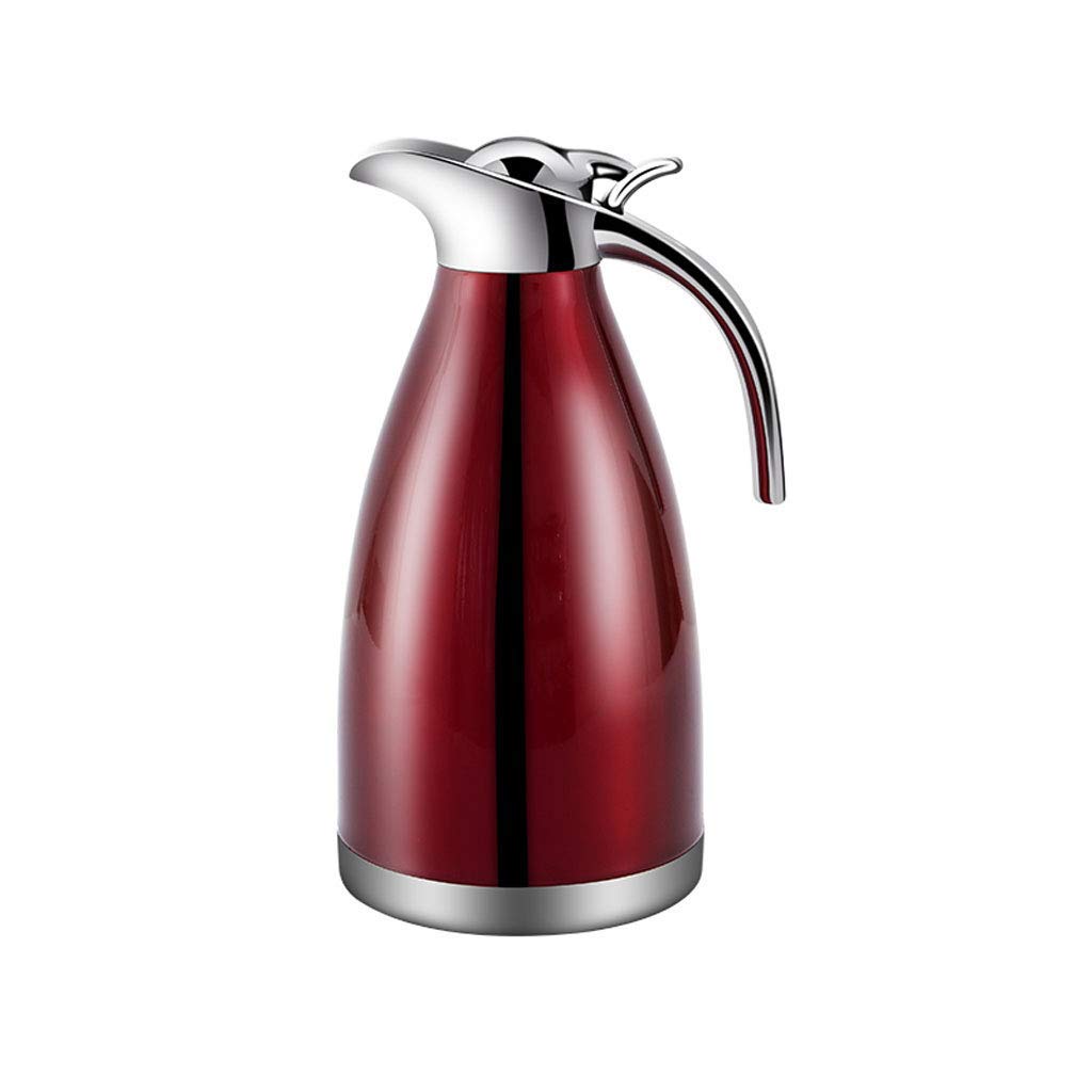 European Stainless Steel Thermal Coffee Vacuum Carafe, Capacity Water. (Silver)(Blue)(Red)(Yellow)