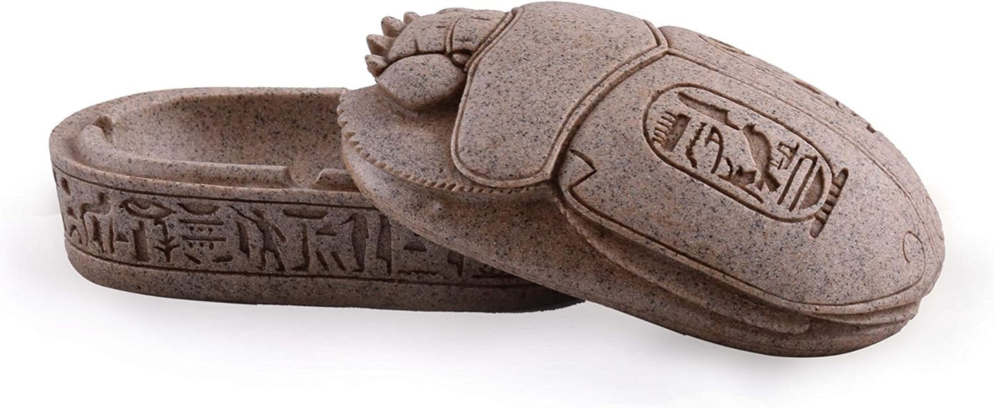 Ancient Egyptian Scarab Beetle Ashtray Miniature