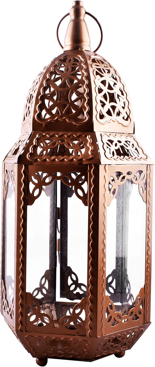 Metal Hollow Candle-Holder Lantern Home Decoration