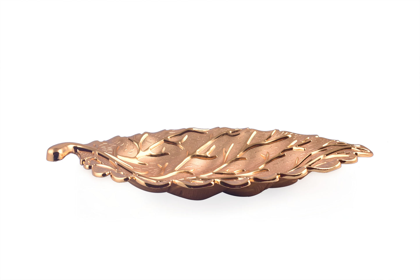 Leaf - Shaped Plate Jewelry Storage Tray