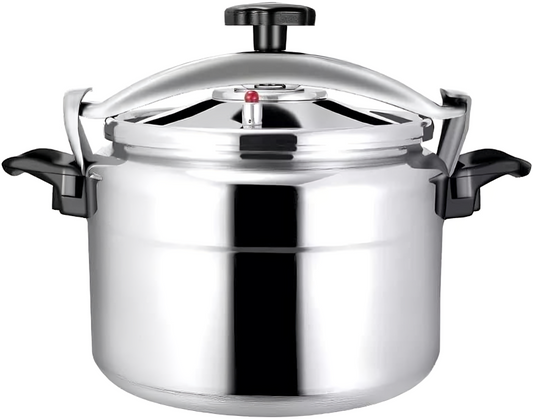 Aluminum Explosion-Proof Pressure Cooker- 3L~15L Capacity- Silver