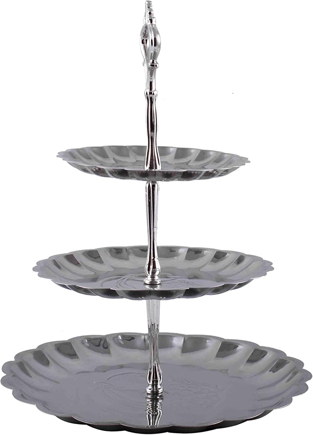 3 -Tiered Stainless Steel Cake