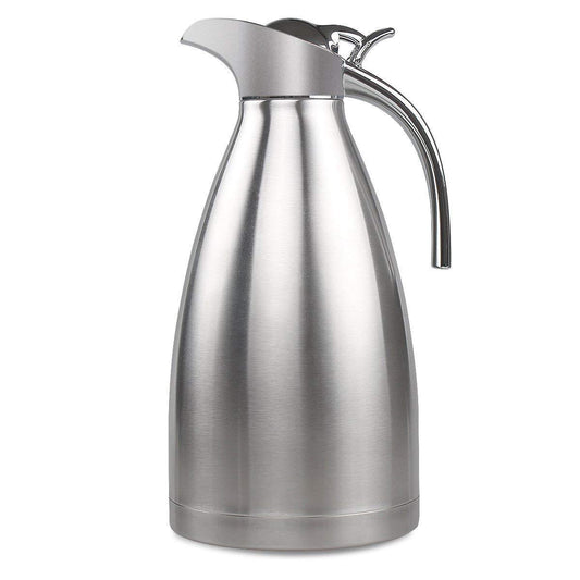 European Stainless Steel Thermal Coffee Vacuum Carafe, Capacity Water. (Silver)(Blue)(Red)(Yellow)